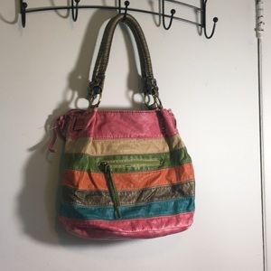Colorful shoulder bag